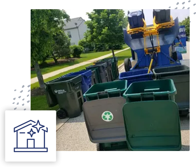 Trash Bin Dumpsters and Dumpster Pads - Sharky Clean LLC